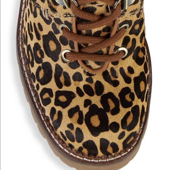 NIB Sam Edelman leopard combat boots - Picture 4 of 9